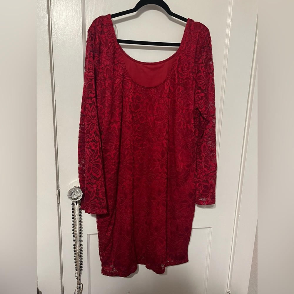 Red Lace dress